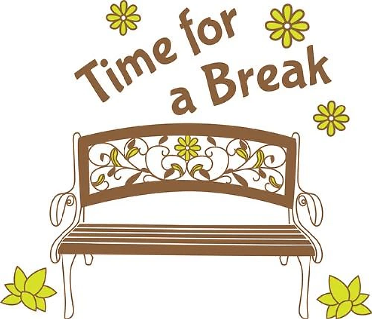 Floral Garden Bench