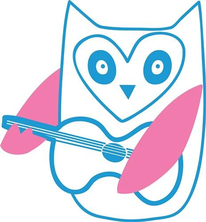 Guitar Playing Owl