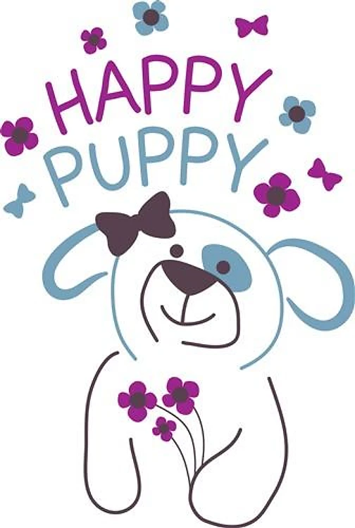Puppy Dog Outline