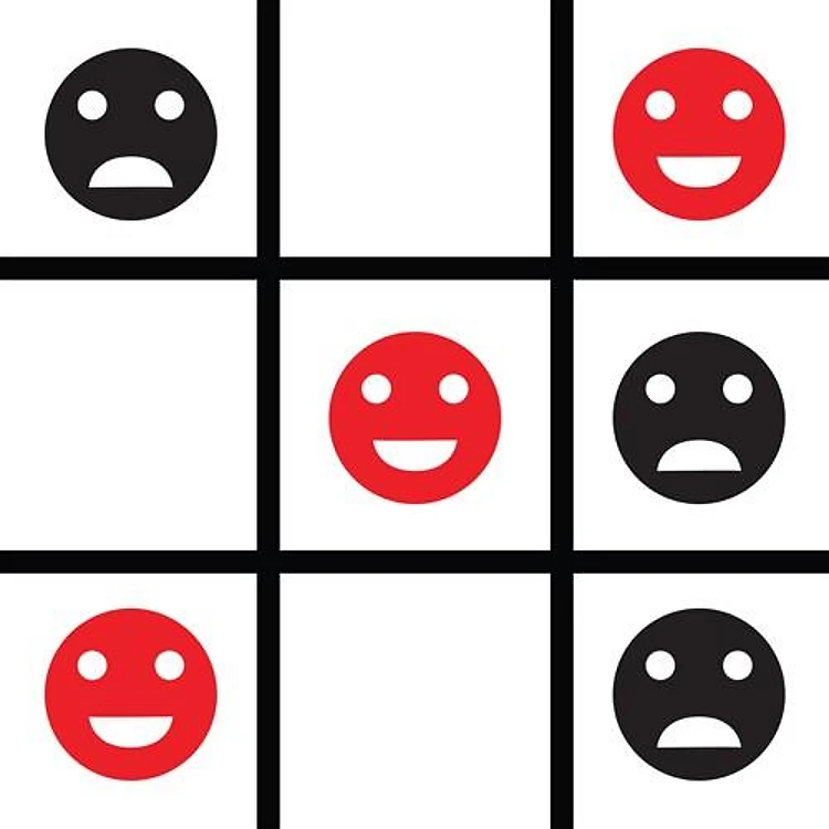 Tic Tac Toe Faces