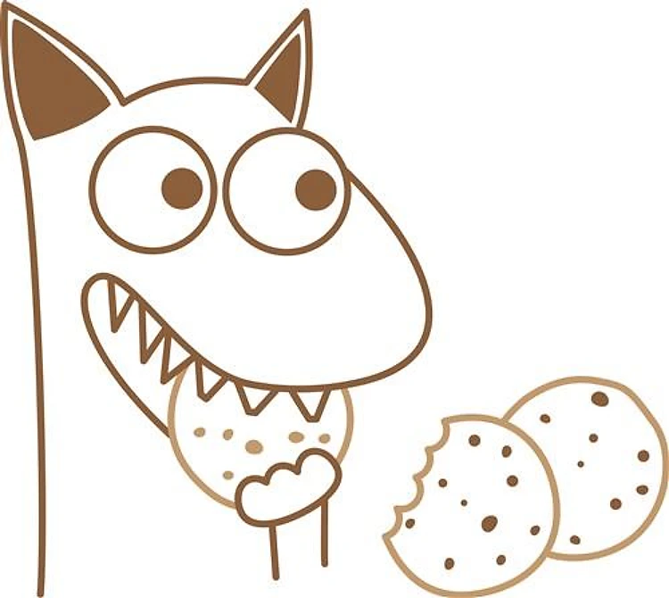 Dog With Cookie