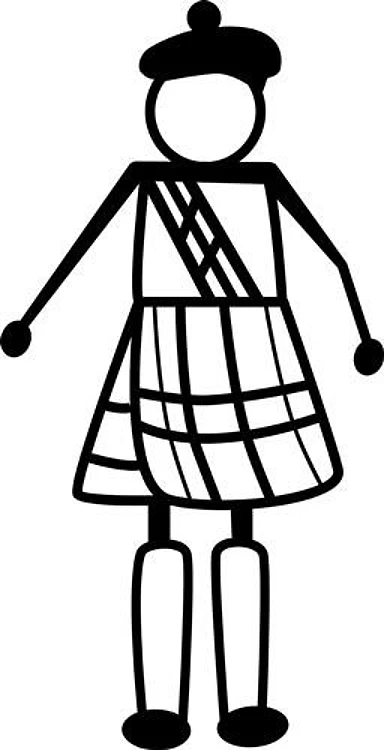 Scottish Stick Man