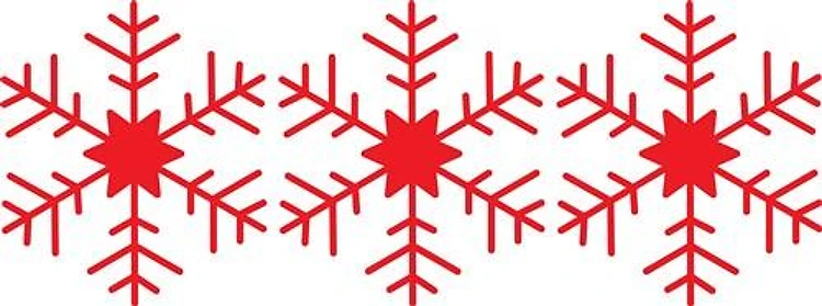 Red Snowflakes