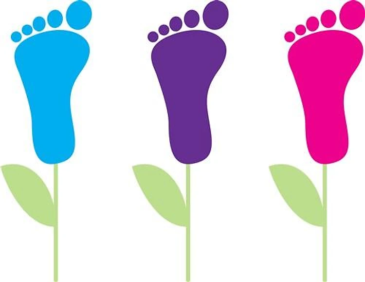 Baby Feet Flowers