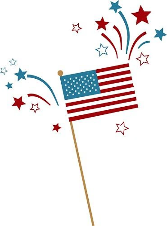 Fireworks Flag