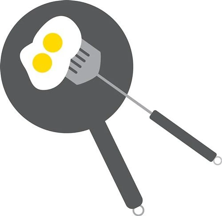 Eggs In A Pan