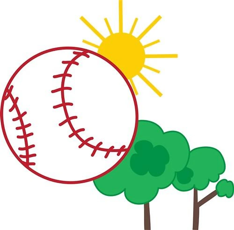 Softball And Trees