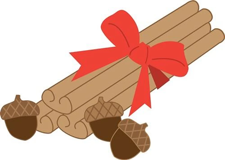 Acorns and Cinnamon Sticks
