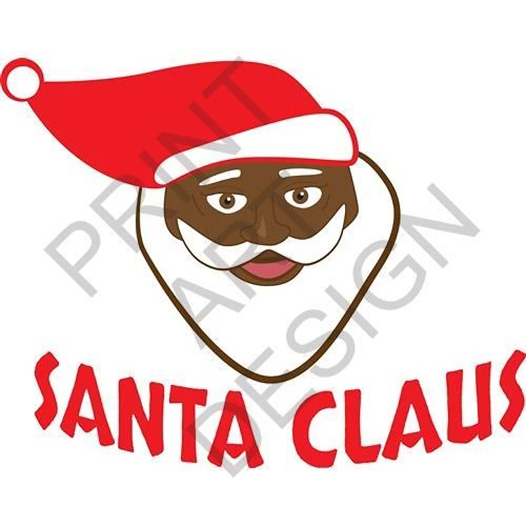 African American Santa Claus