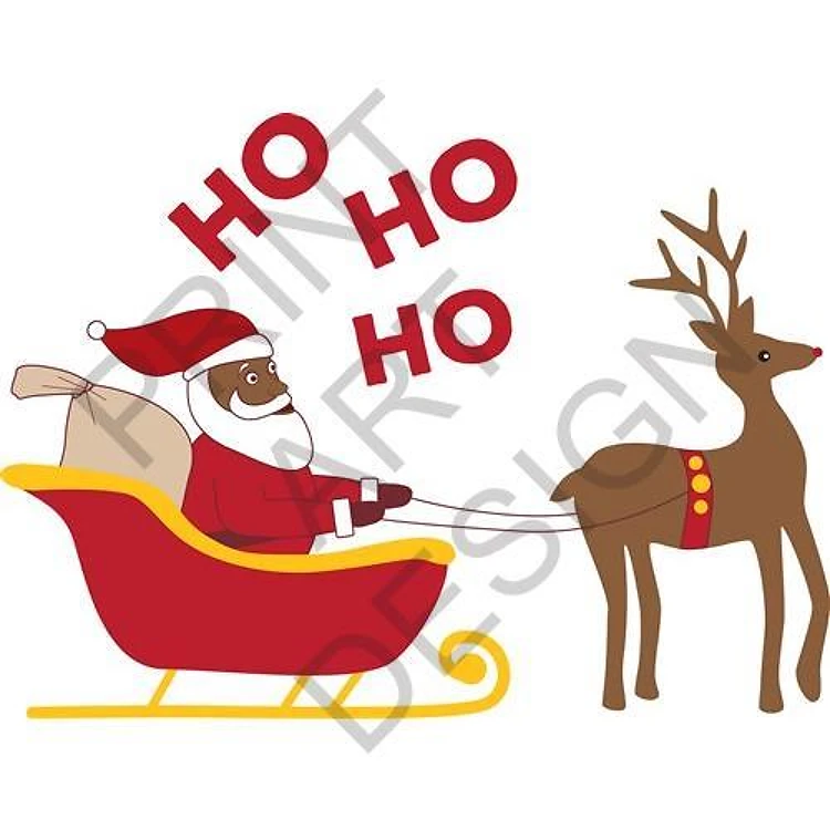 Santa & His Reindeer