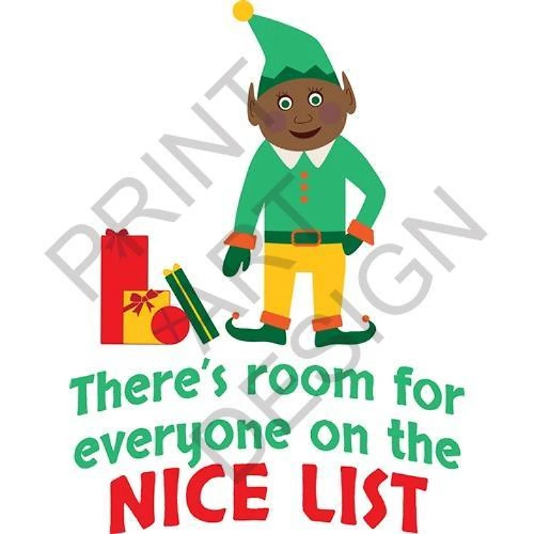 Christmas Elf & Presents