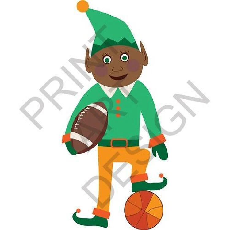 Santas Sporty Elf