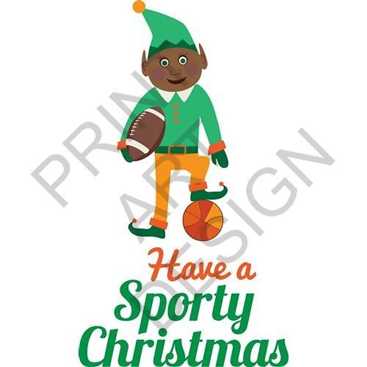 Sporty Christmas Elf