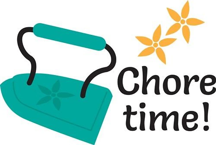 Antique Iron Chore Time