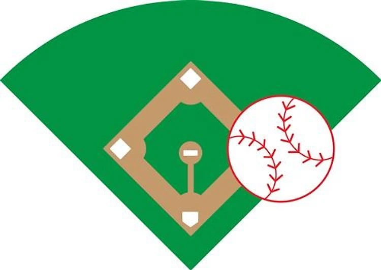 Baseball Diamond & Ball