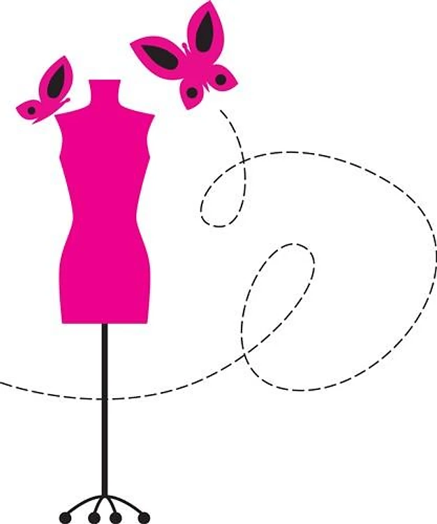Dressform and Butterflies