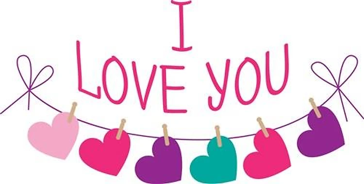 I Love You Clothesline