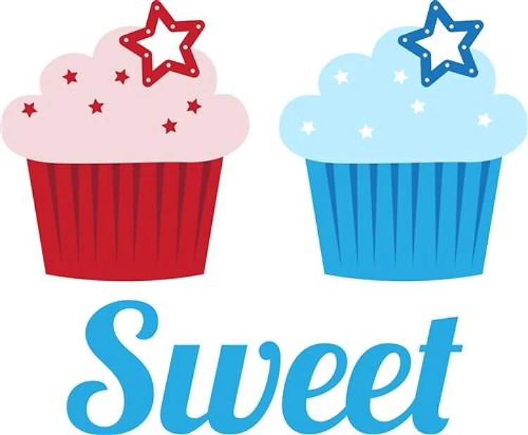 American Sweet Cupcakes