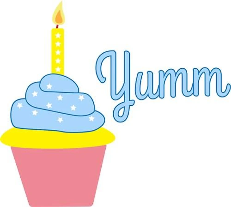 Yummy Birthday Cupcake