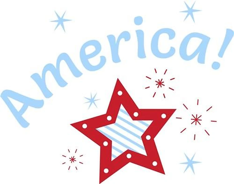 Patriotic Star Explosion