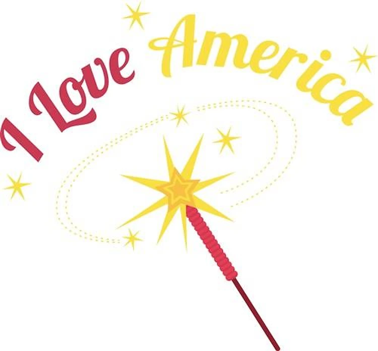 I Love America Sparkler