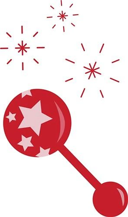 Patriotic Baby Rattle