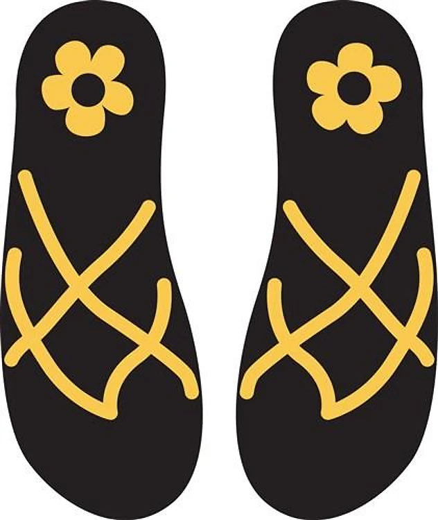 Flower Flip Flops