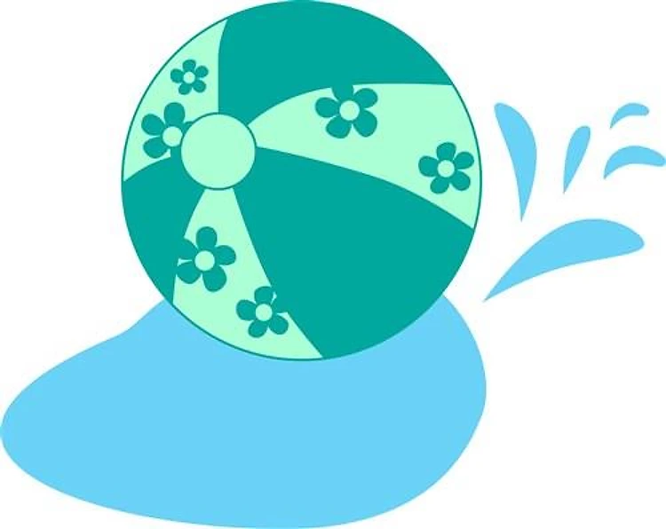 Flower Beach Ball