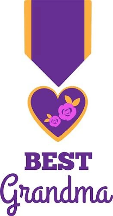 Purple Heart Best Grandma