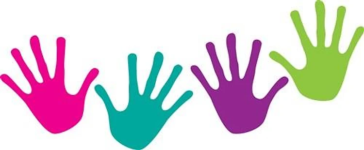 Hand Print Border