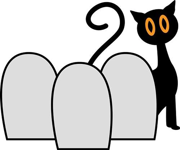 Cat & Tombstones