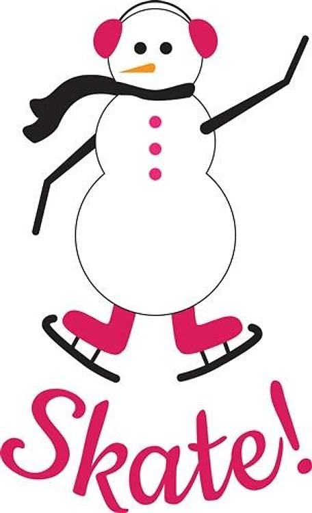 Skate Snowman