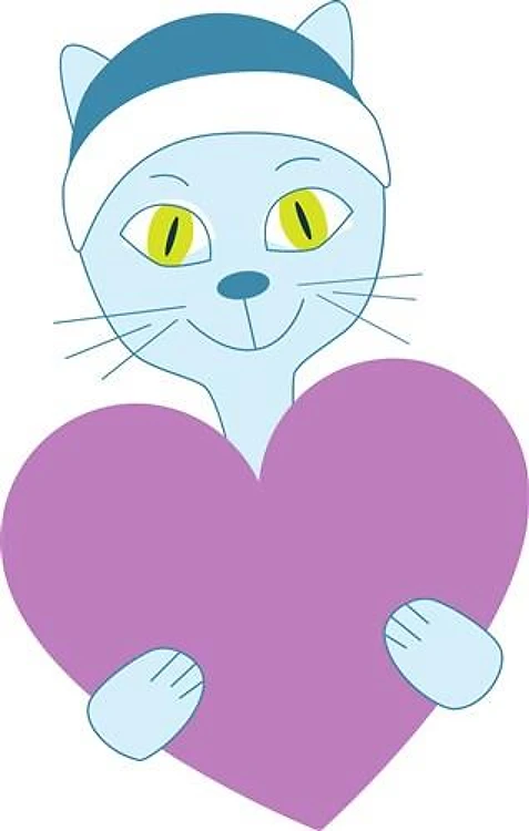 Cat With Heart