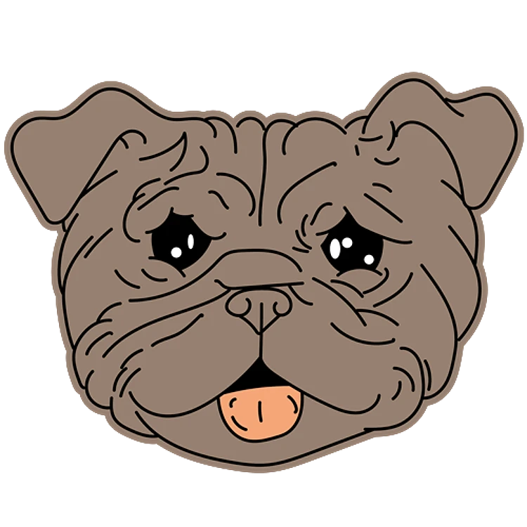 FSL Sharpei Head