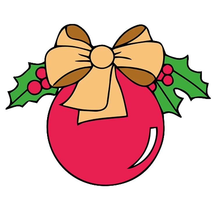 FSL Holly Ornament