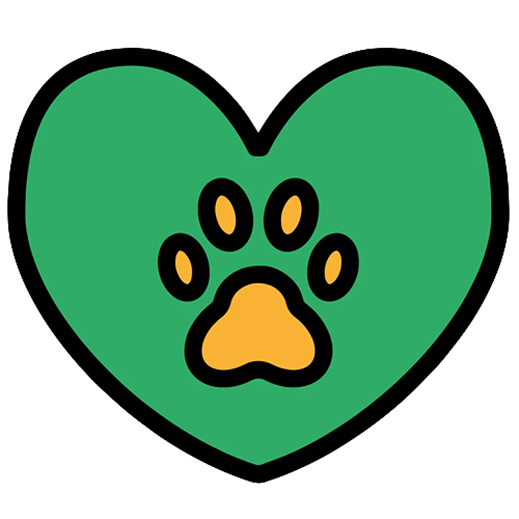 FSL Paw Print Heart