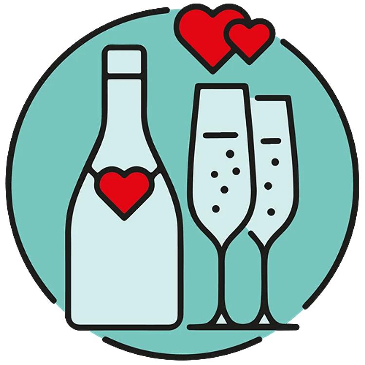 FSL Wedding Champagne