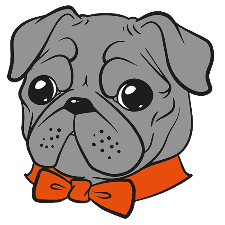FSL Pug Head