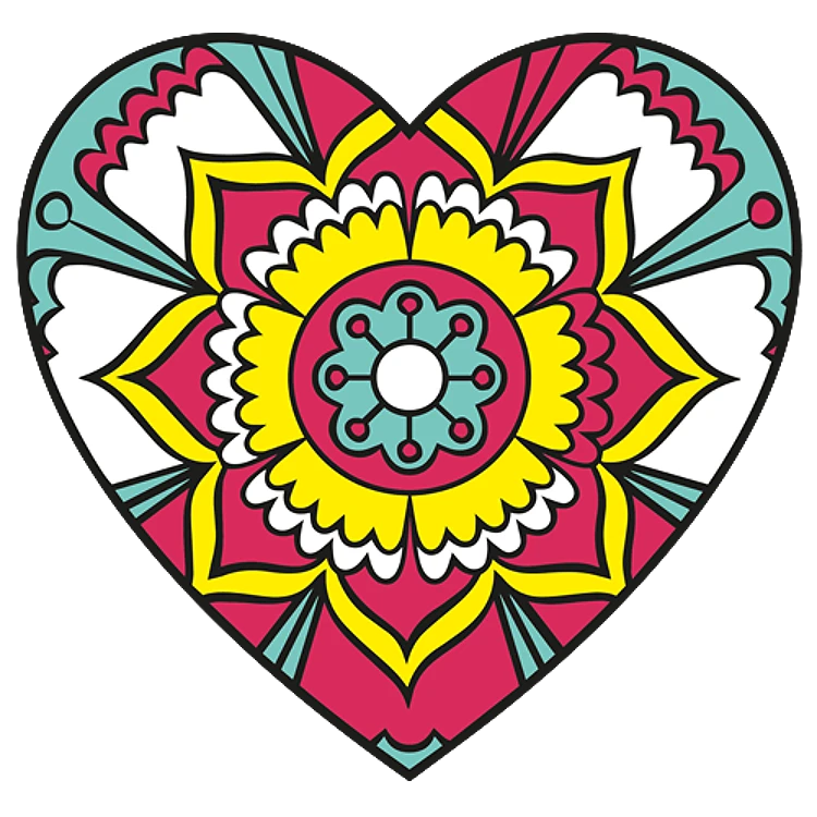 FSL Floral Heart