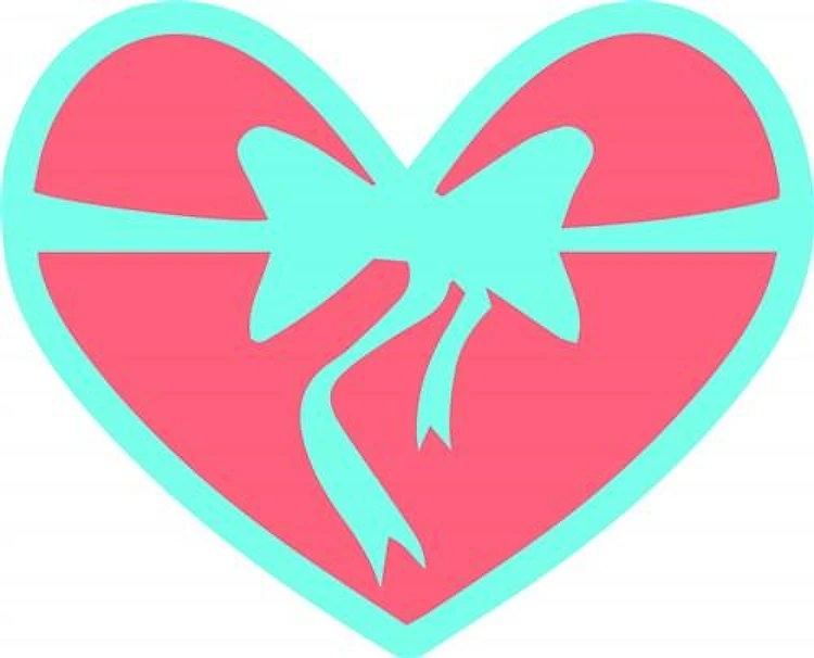 FSL Bow Tied Heart