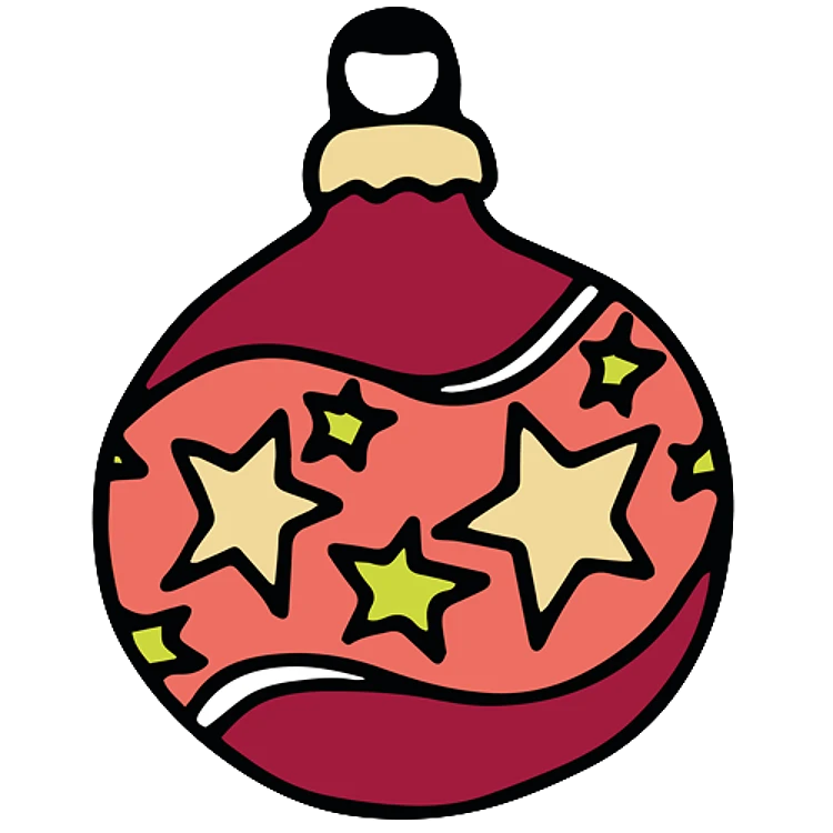 FSL Starry Christmas Ornament