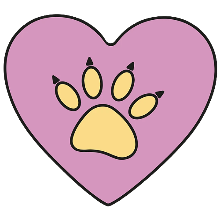FSL Heart & Paw Print
