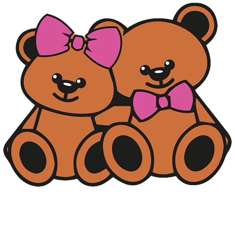 FSL Teddy Bear Pair
