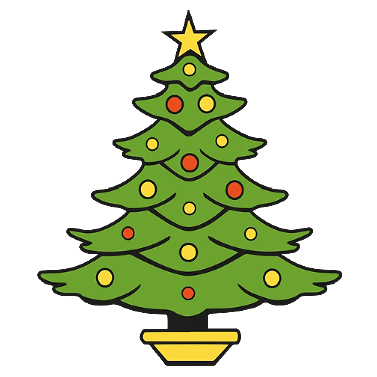 FSL Decorated Christmas Tree