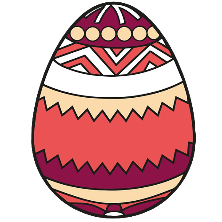FSL Decorative Easter Egg