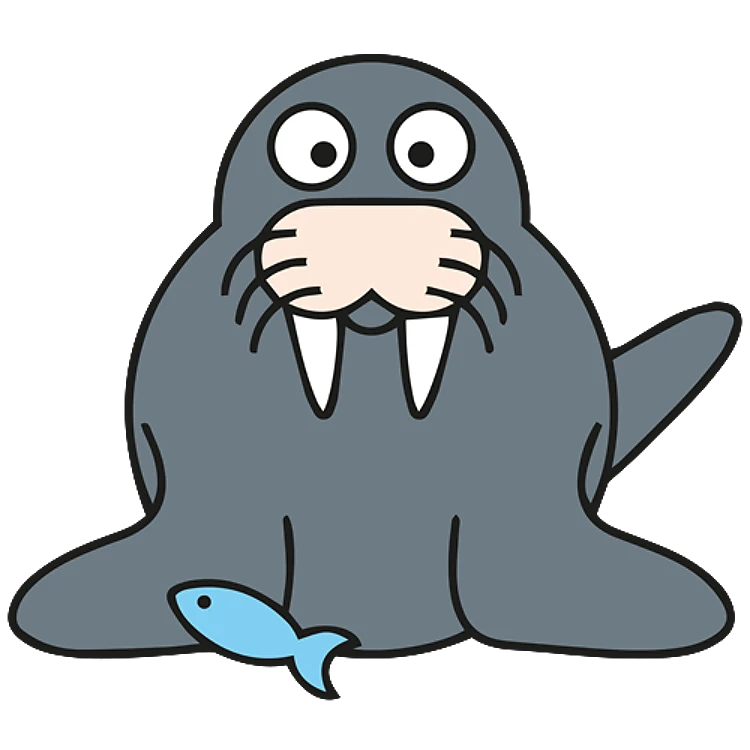 FSL Cartoon Walrus