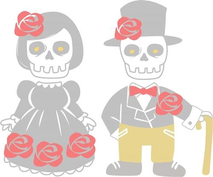 DAY OF THE DEAD COUPLE