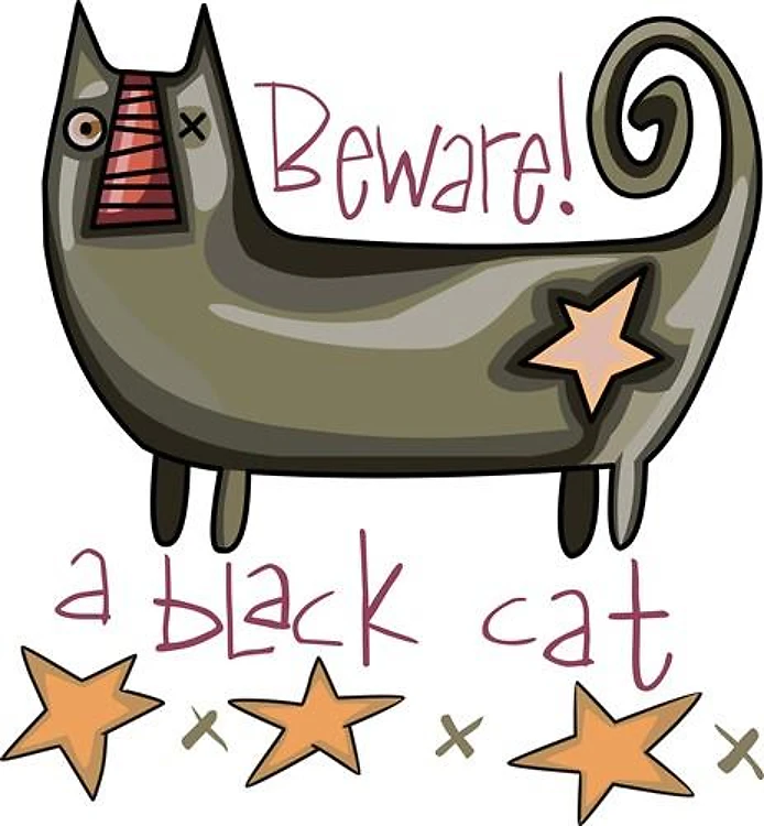 BEWARE! A BLACK CAT