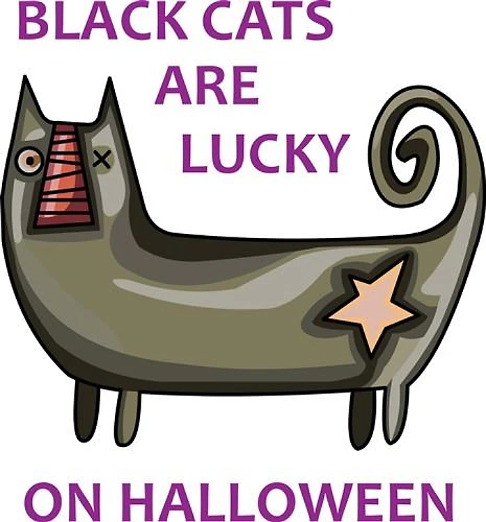 BLACK CATS ARE LUCKY