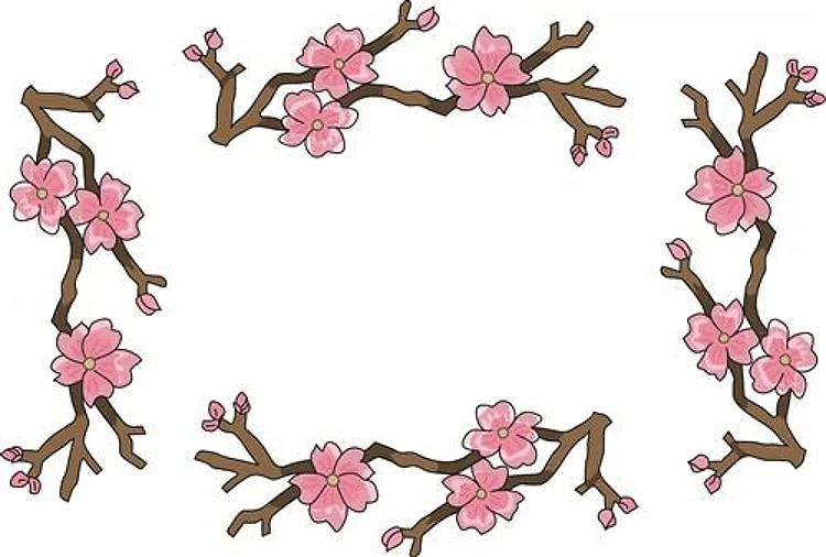 CHERRY BLOSSOMS FRAME